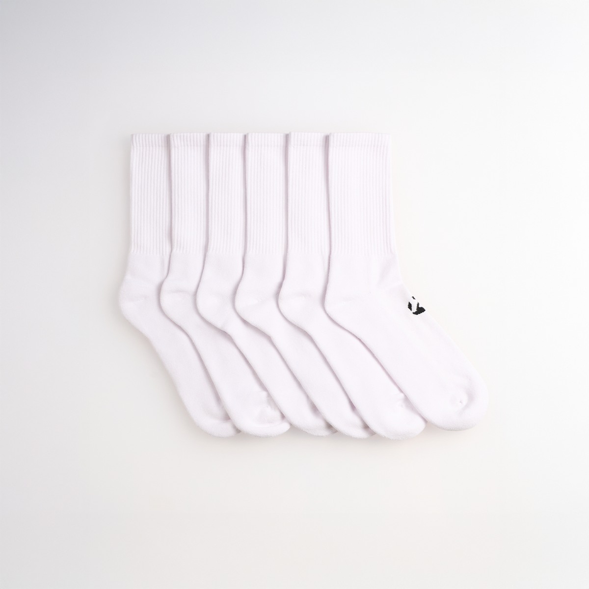 6-Pack Unicolor Regular Havlu Çorap - 6 Beyaz