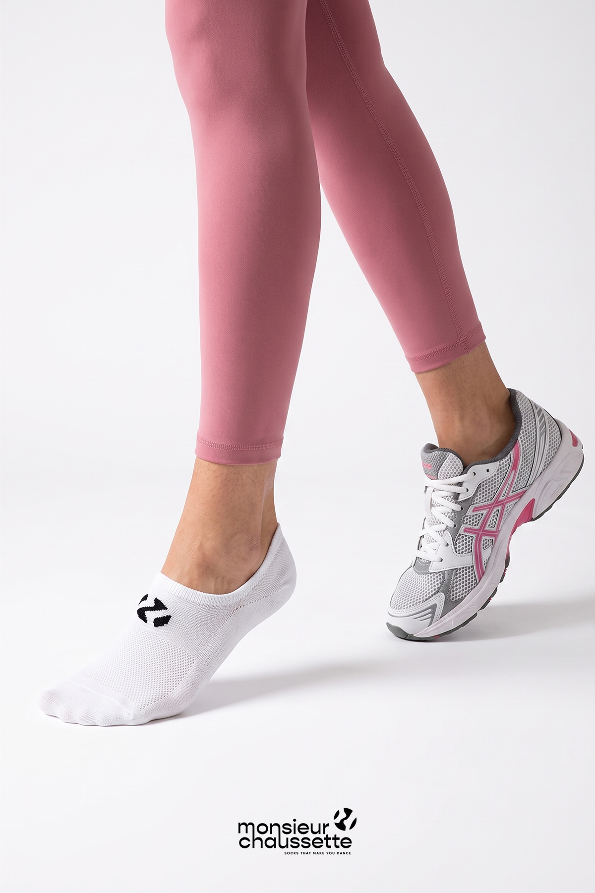3-PACK NO SHOW WHITE SOCKS